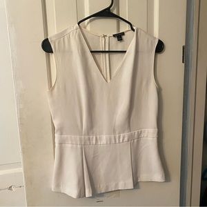 Ann Taylor White Blouse